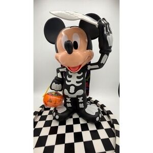 Disney Parks Halloween Mickey Mouse Skeleton Glow In The Dark